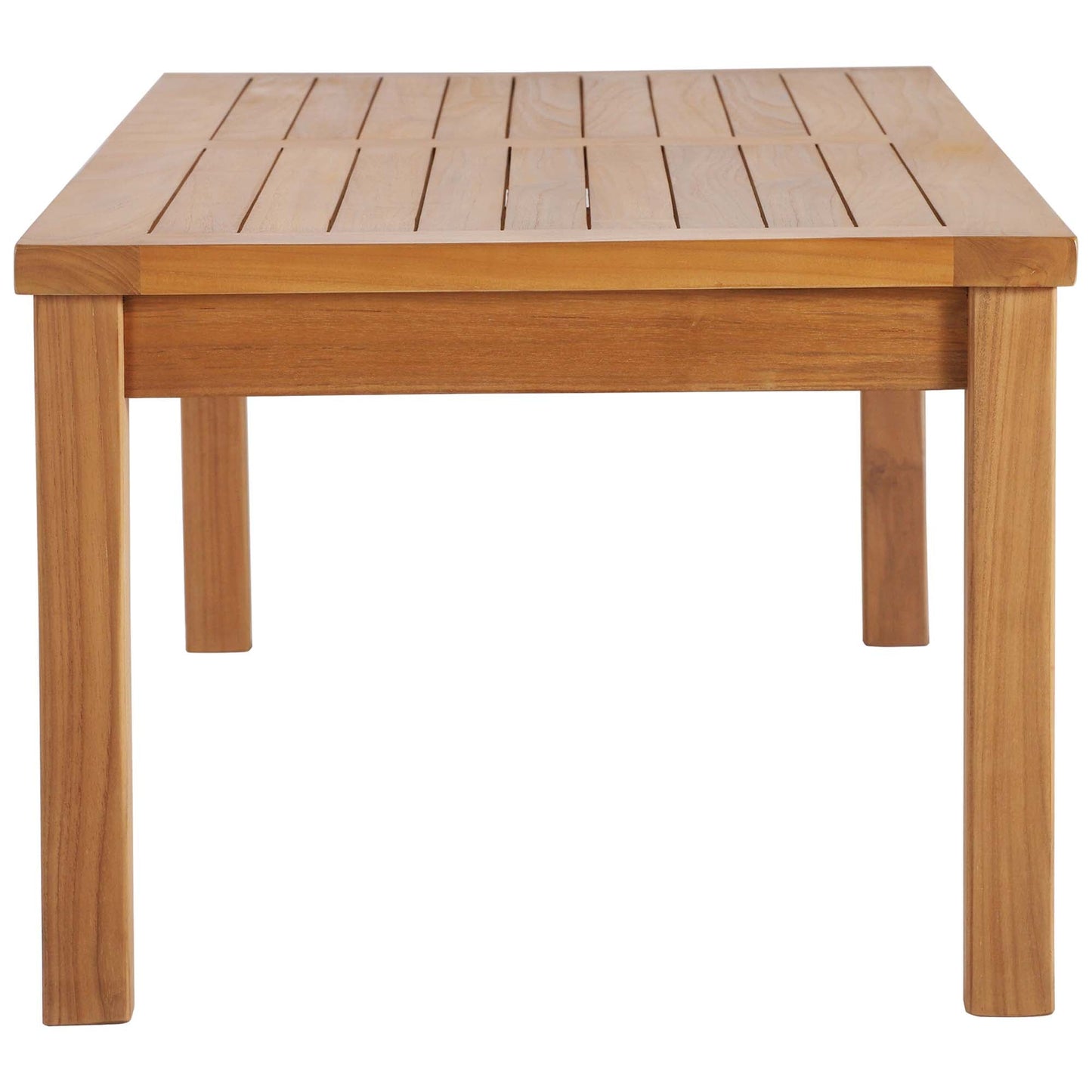 Modway furniture Upland Outdoor Patio Teak Wood Coffee Table - EEI-4122-NAT