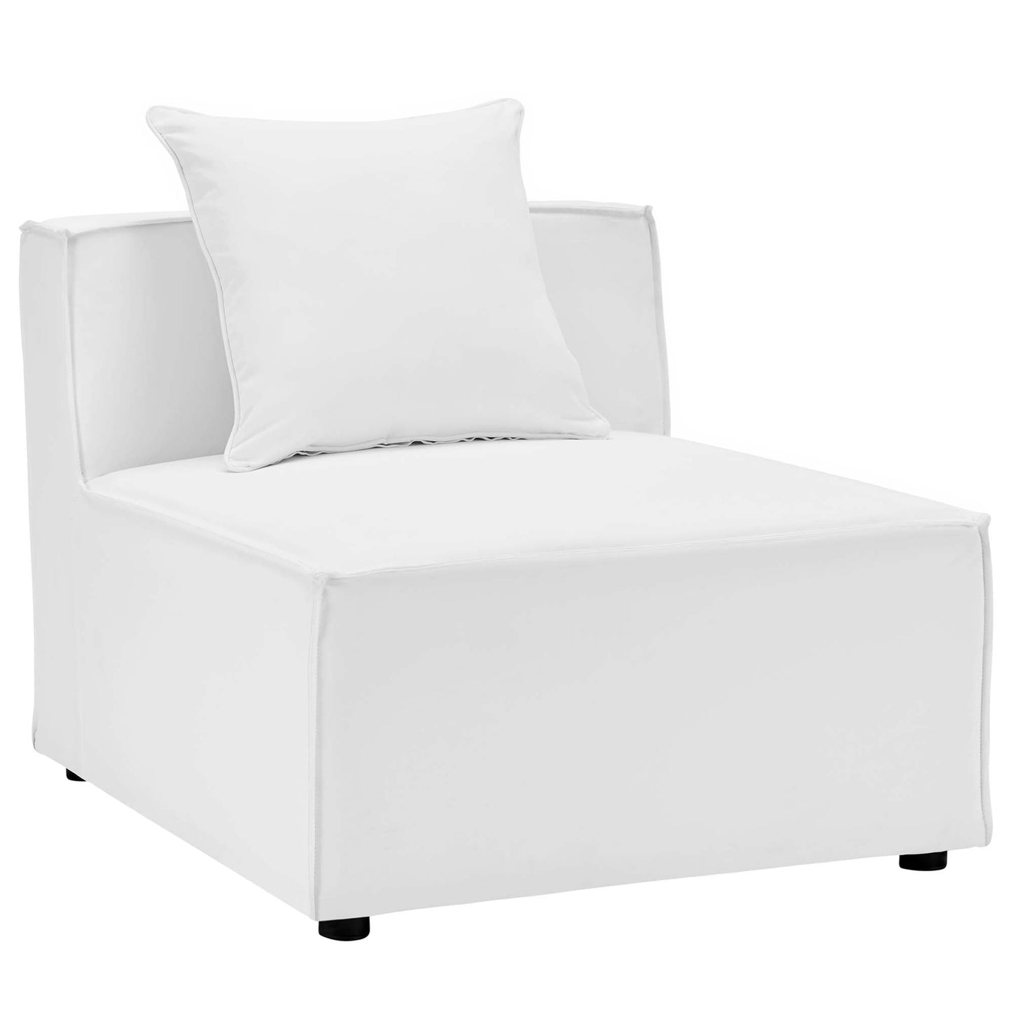 Modway Furniture Saybrook Outdoor Patio Upholstered 8-Piece Sectional Sofa by Modway - EEI-4388-GRY