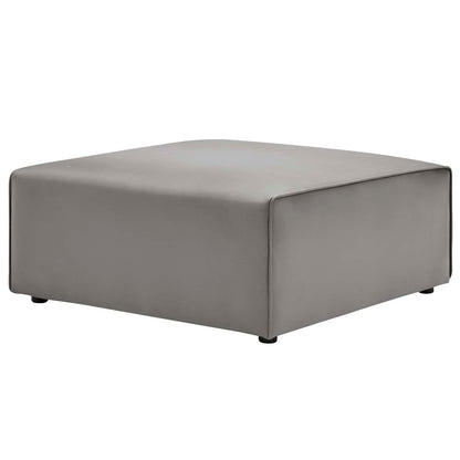 Modway furniture Mingle Vegan Leather Sofa and Ottoman Set - Stylish Modern Seating for Contemporary Living Spaces - EEI-4790-TAN