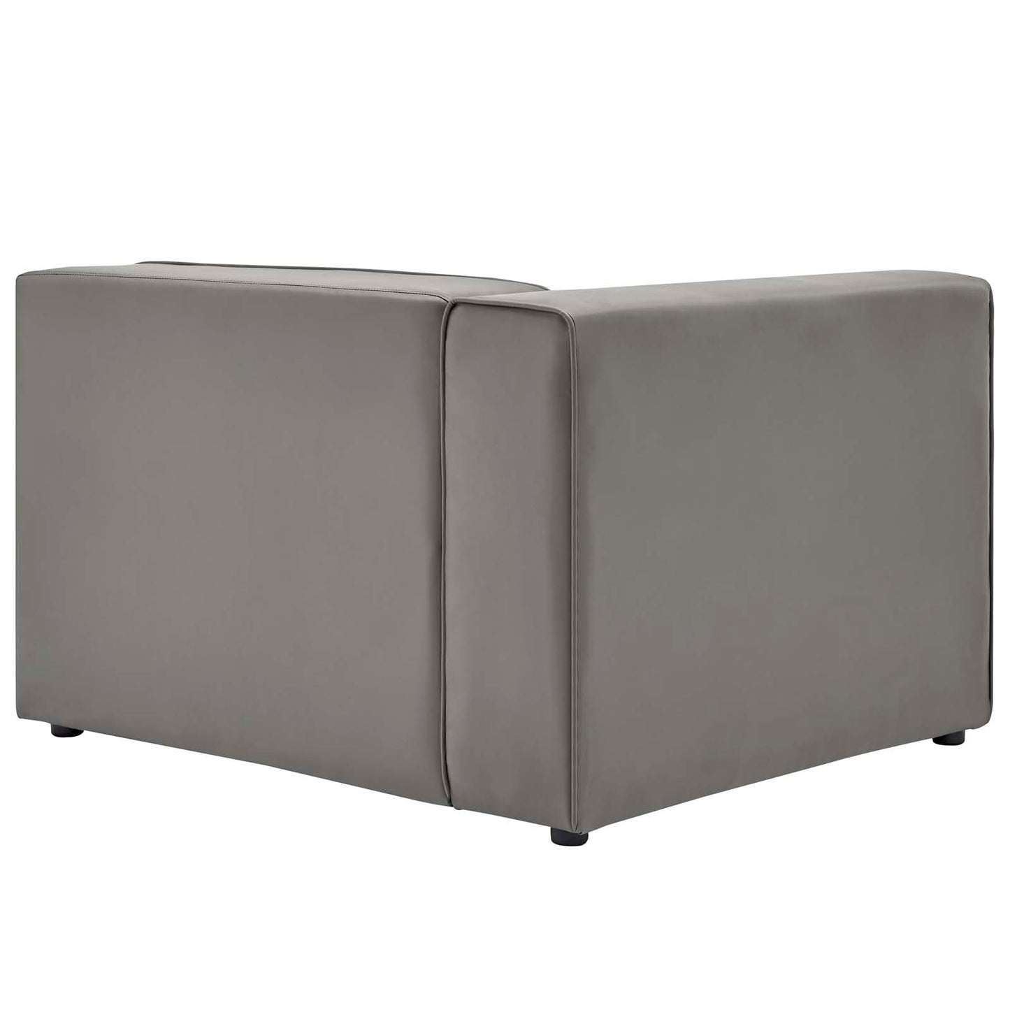 Modway furniture Mingle Vegan Leather Sofa and Ottoman Set - Stylish Modern Seating for Contemporary Living Spaces - EEI-4790-TAN