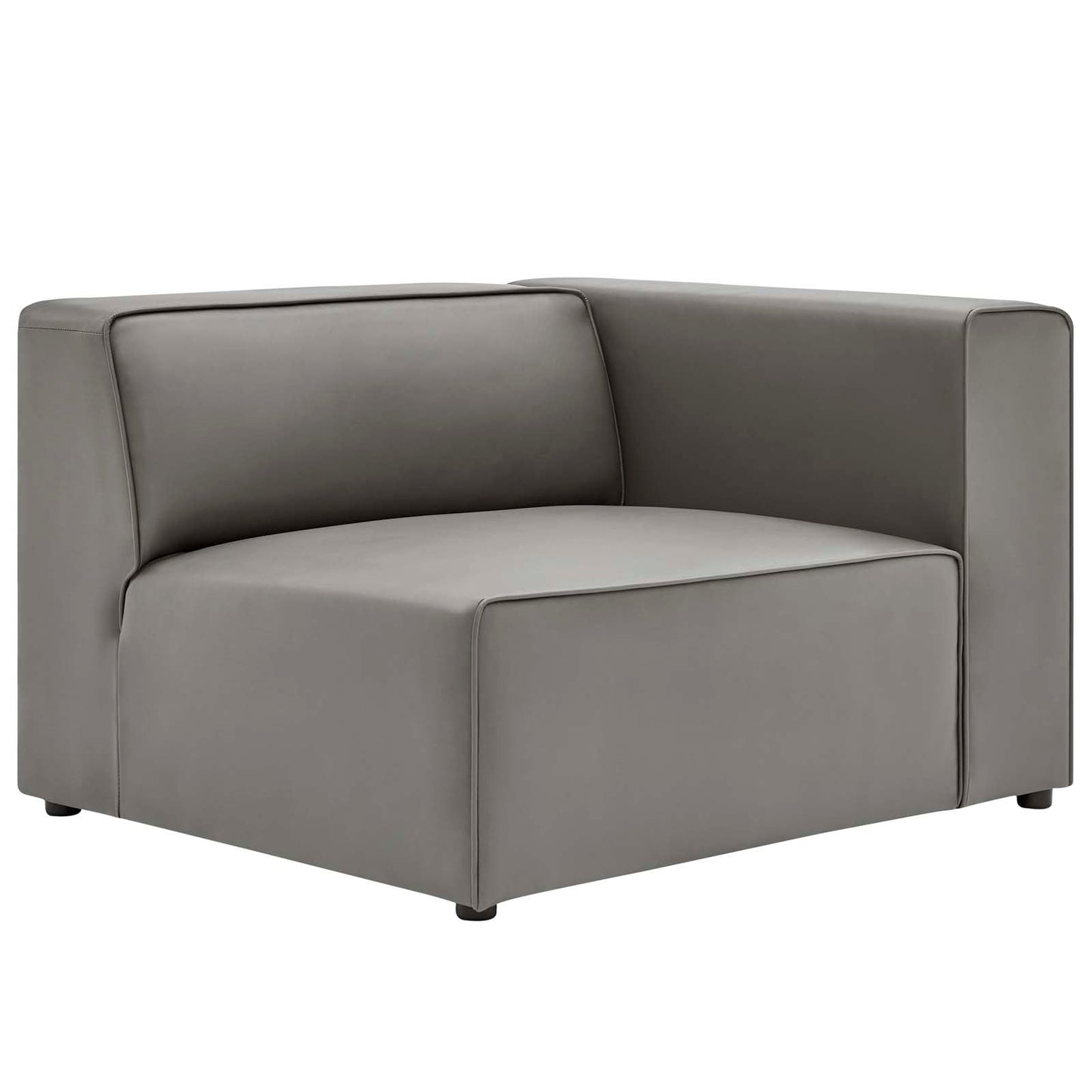 Modway furniture Mingle Vegan Leather Sofa and Ottoman Set - Stylish Modern Seating for Contemporary Living Spaces - EEI-4790-TAN