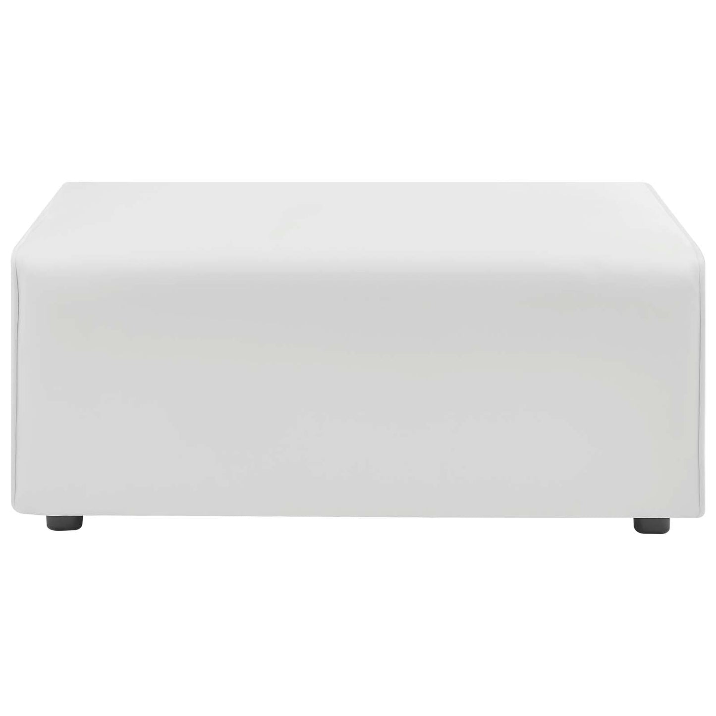 Modway furniture Mingle Vegan Leather Sofa and Ottoman Set - Stylish Modern Seating for Contemporary Living Spaces - EEI-4790-TAN