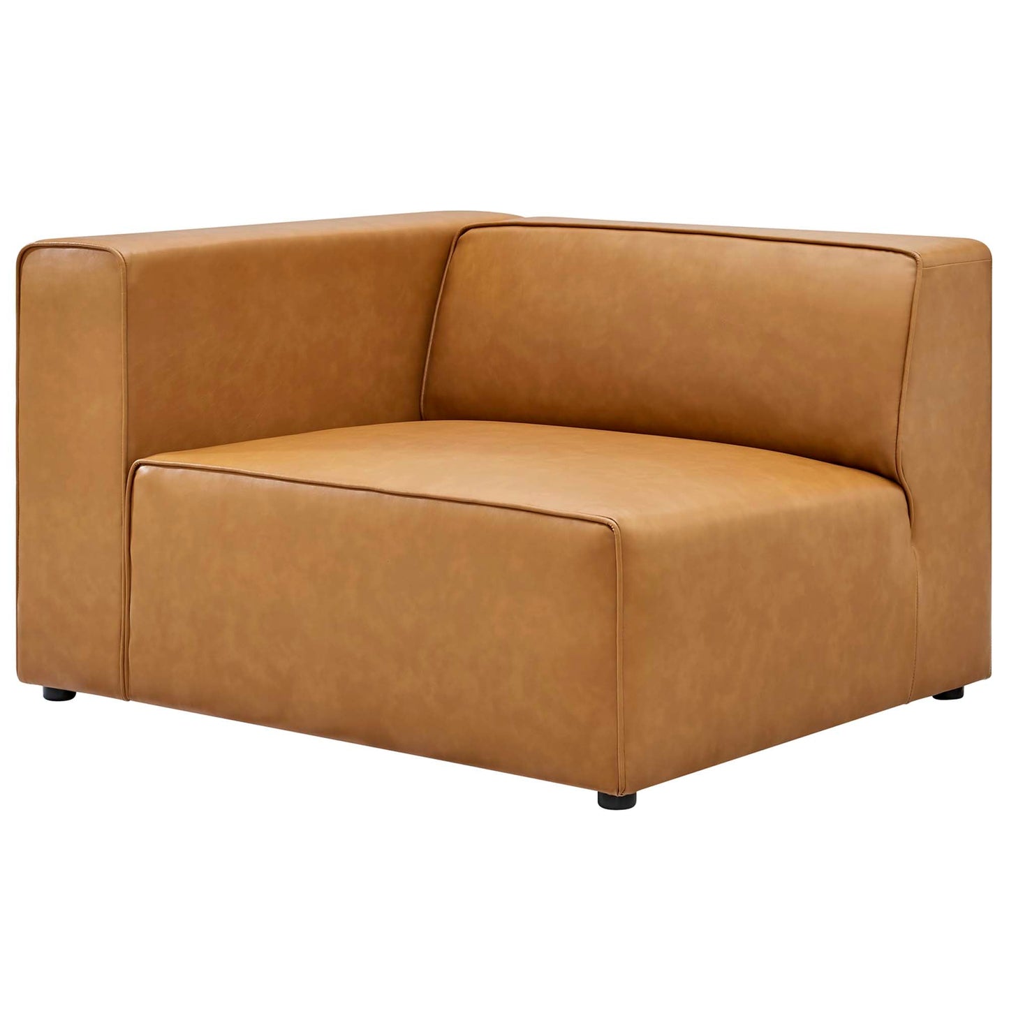 Modway furniture Mingle 7-Piece Vegan Leather Sectional Sofa – EEI-4798