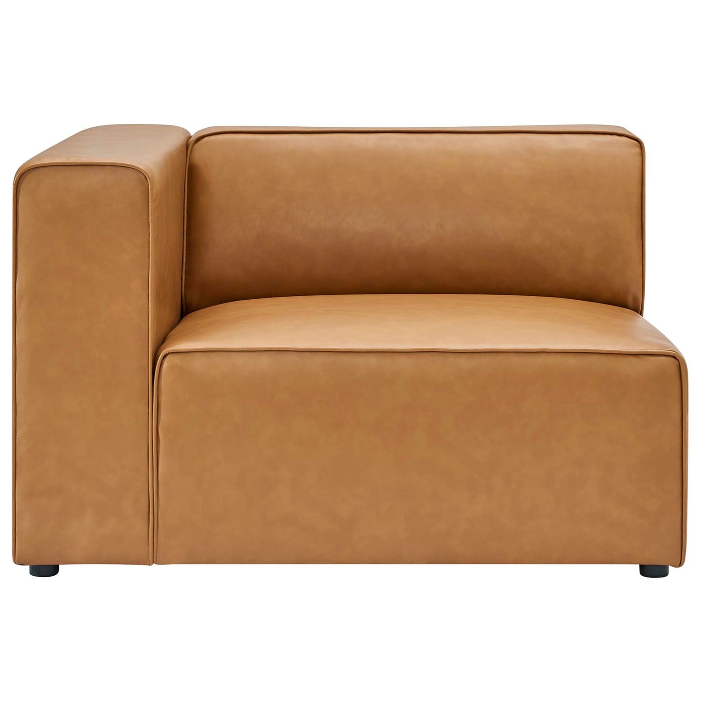Modway furniture Mingle 7-Piece Vegan Leather Sectional Sofa – EEI-4798