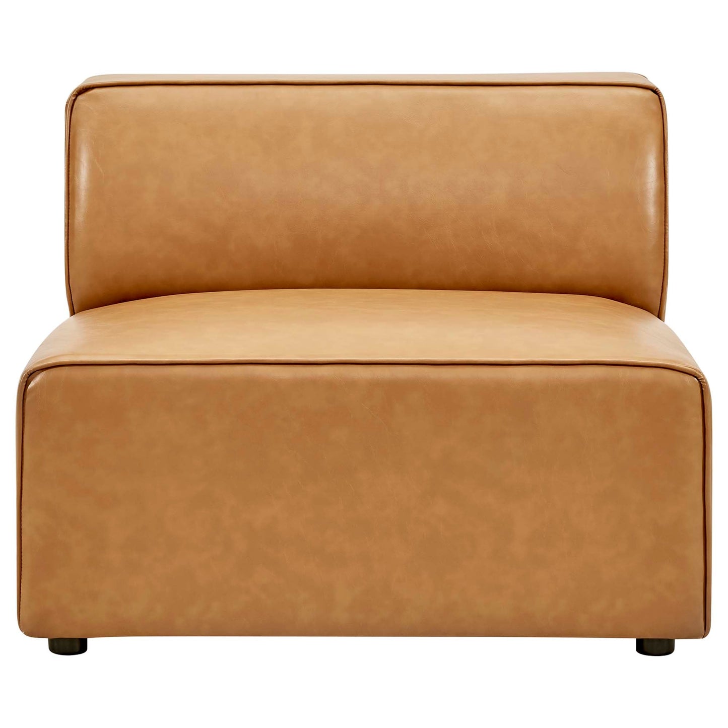 Modway Furniture Mingle Vegan Leather 8-Piece Sectional Sofa Set by Modway - EEI-4799-TAN
