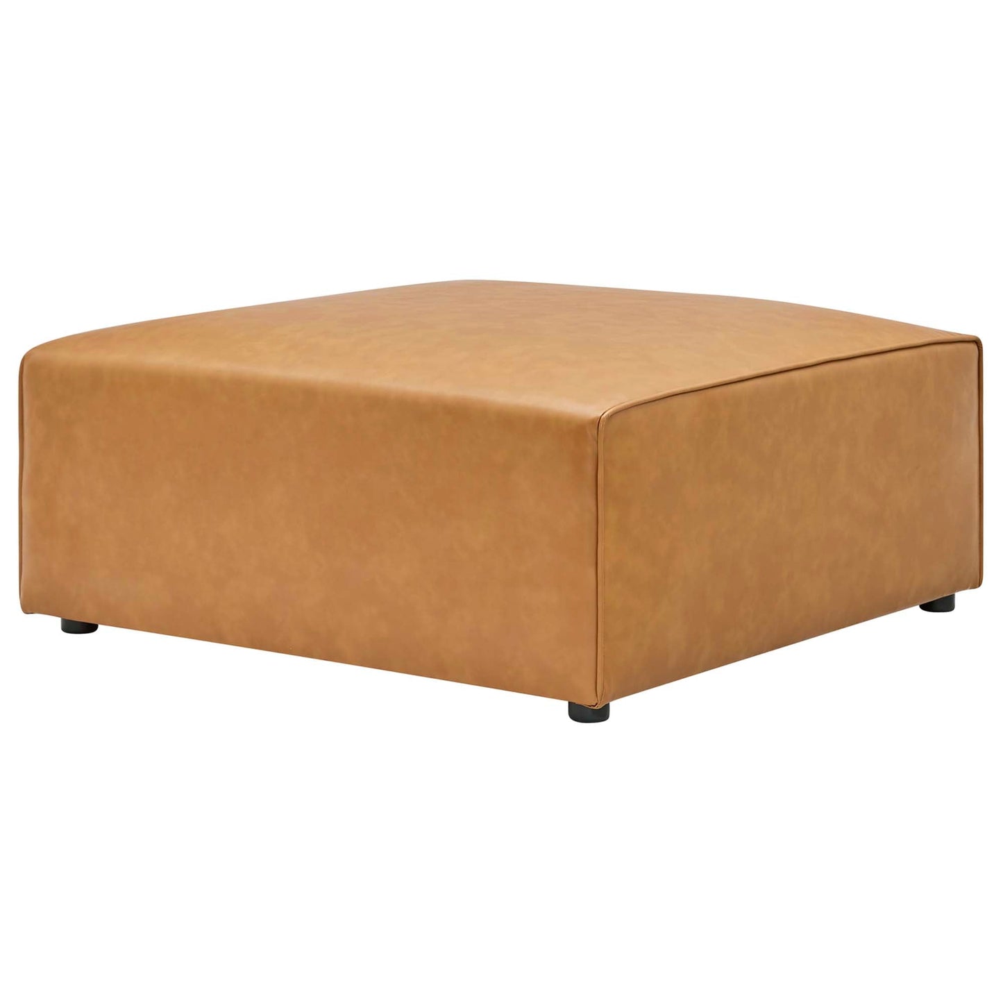 Modway Furniture Mingle Vegan Leather 8-Piece Sectional Sofa Set by Modway - EEI-4799-TAN