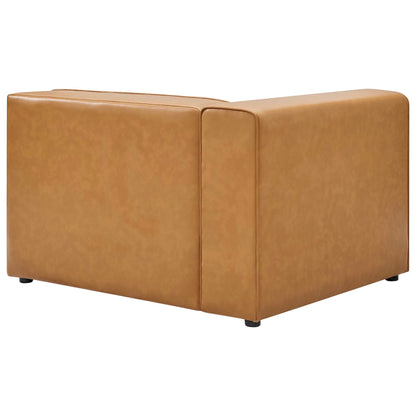 Modway Furniture Mingle Vegan Leather 8-Piece Sectional Sofa Set by Modway - EEI-4799-TAN