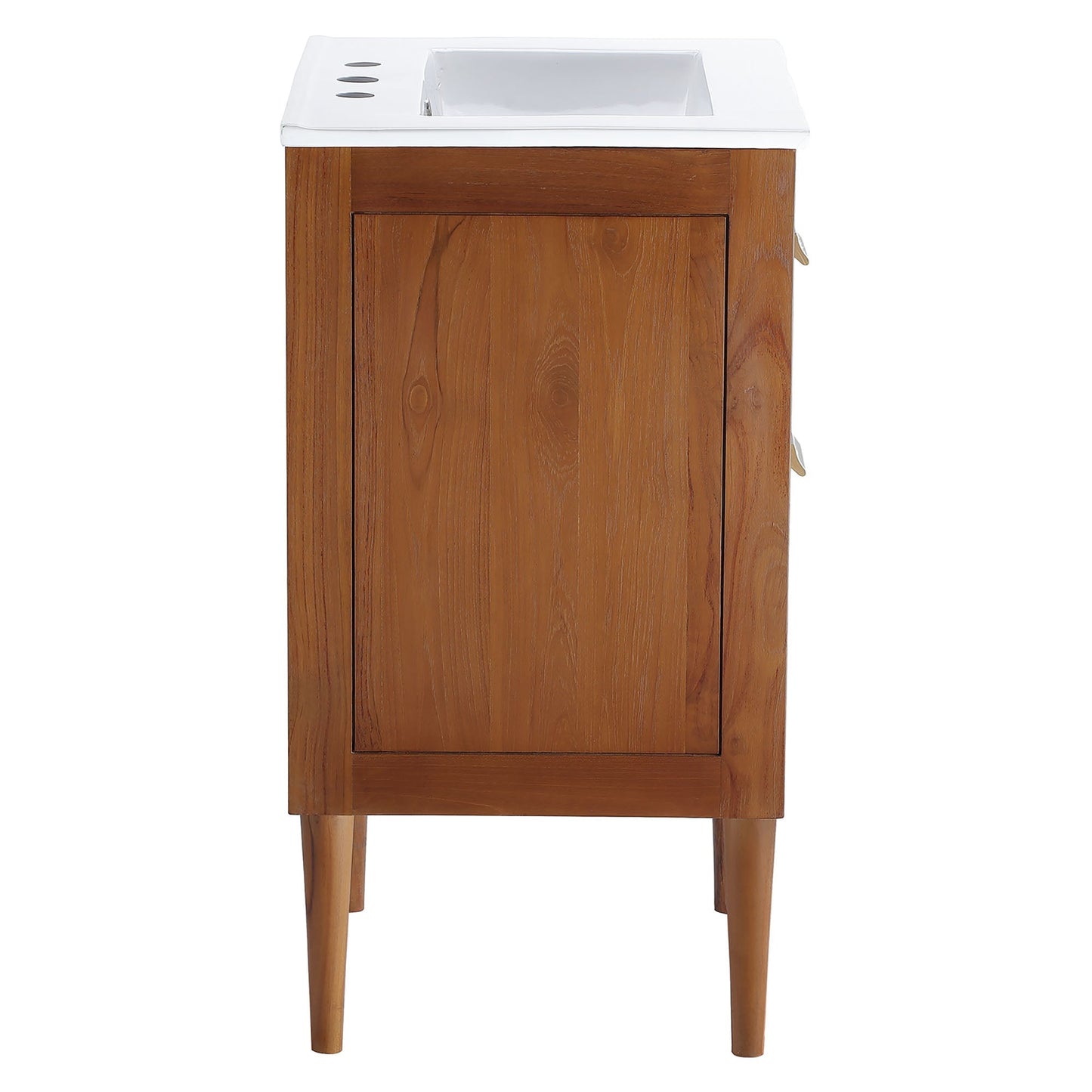 Modway furniture Cassia Bathroom Vanity Basin Included - EEI-5108-NAT-WHI