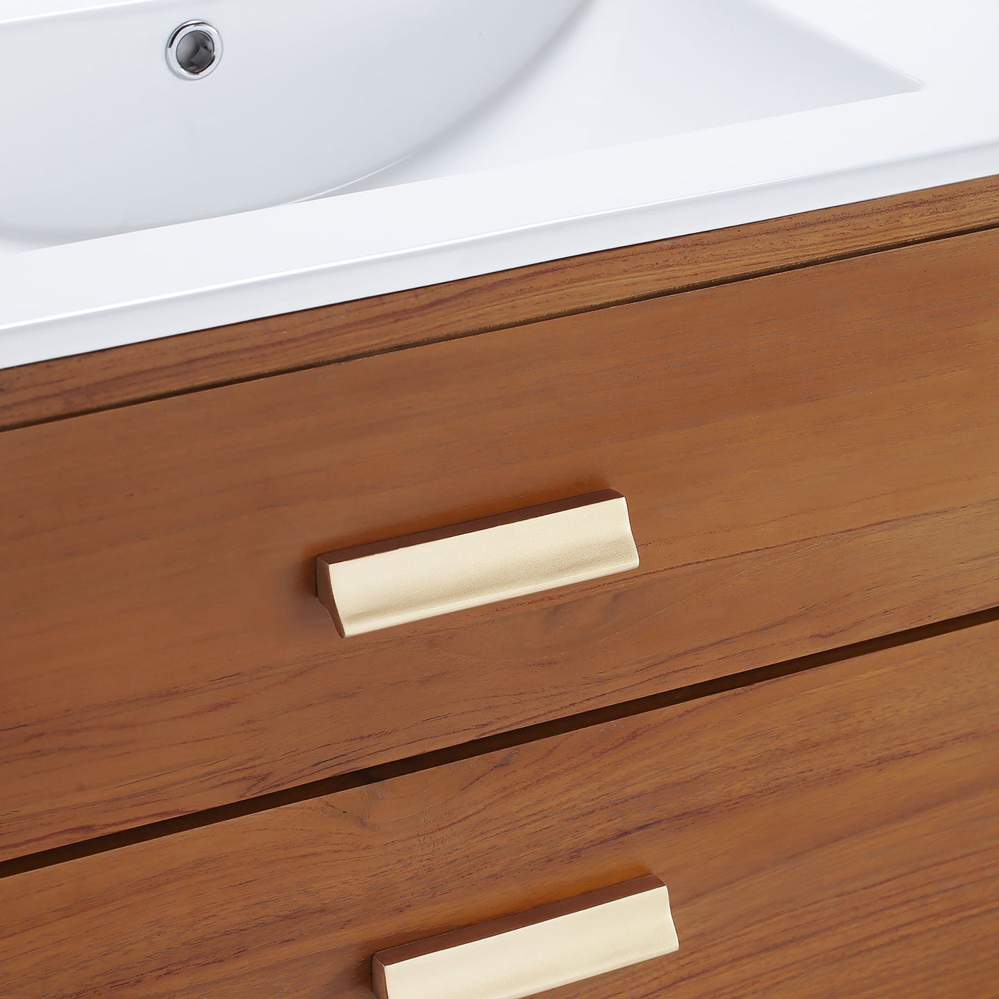 Modway furniture Cassia Bathroom Vanity Basin Included - EEI-5108-NAT-WHI