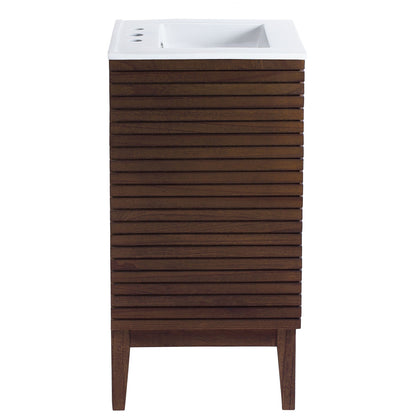 Modway furniture Bathroom Vanity Basin Included - EEI-5114-WAL-WHI