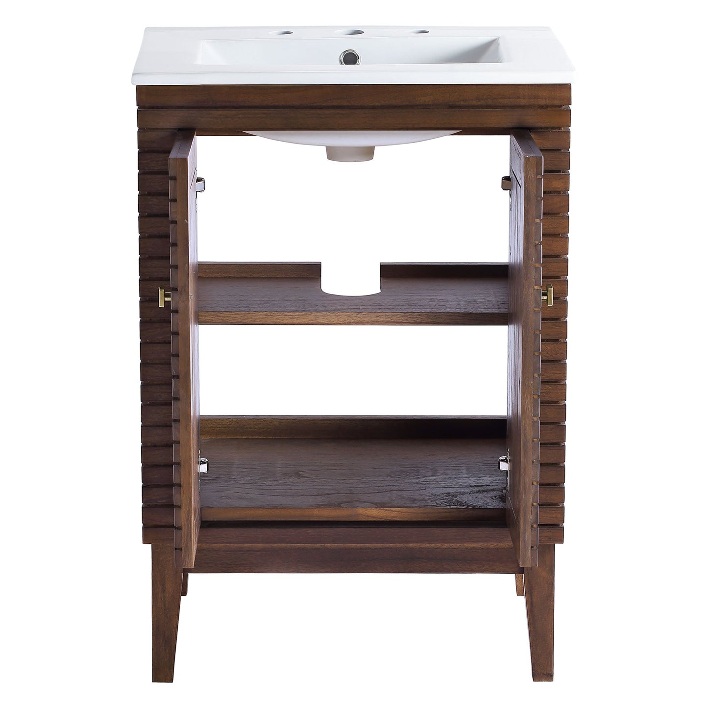 Modway furniture Bathroom Vanity Basin Included - EEI-5114-WAL-WHI