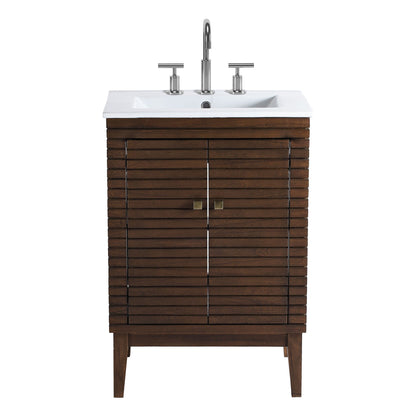 Modway furniture Bathroom Vanity Basin Included - EEI-5114-WAL-WHI