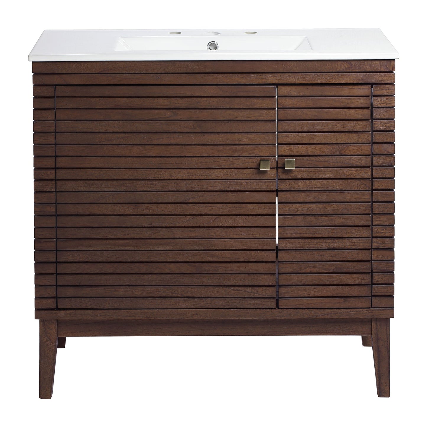 Modway furniture Bathroom Vanity Basin Included - EEI-5114-WAL-WHI