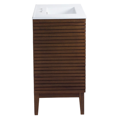 Modway furniture Bathroom Vanity Basin Included - EEI-5114-WAL-WHI