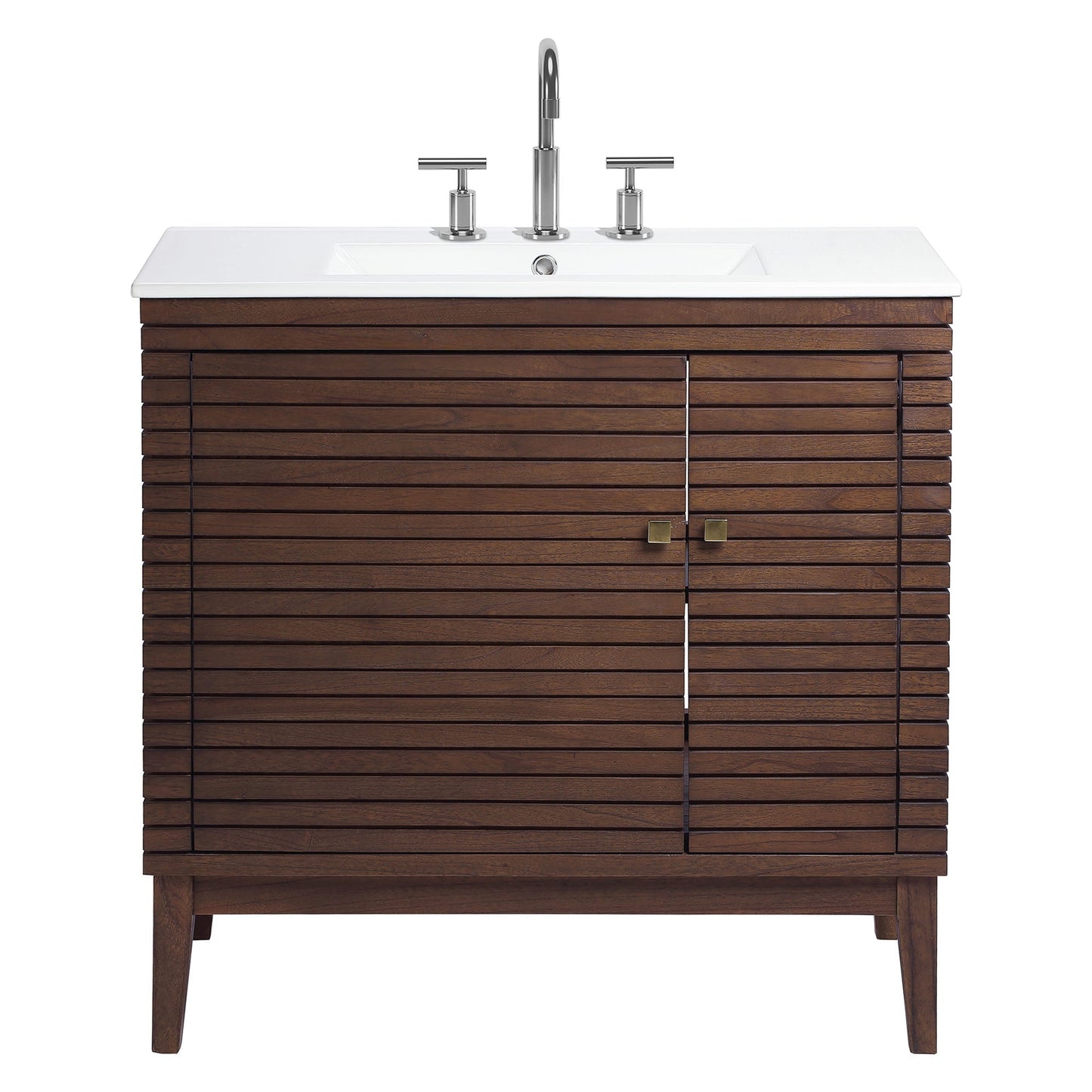 Modway furniture Bathroom Vanity Basin Included - EEI-5114-WAL-WHI