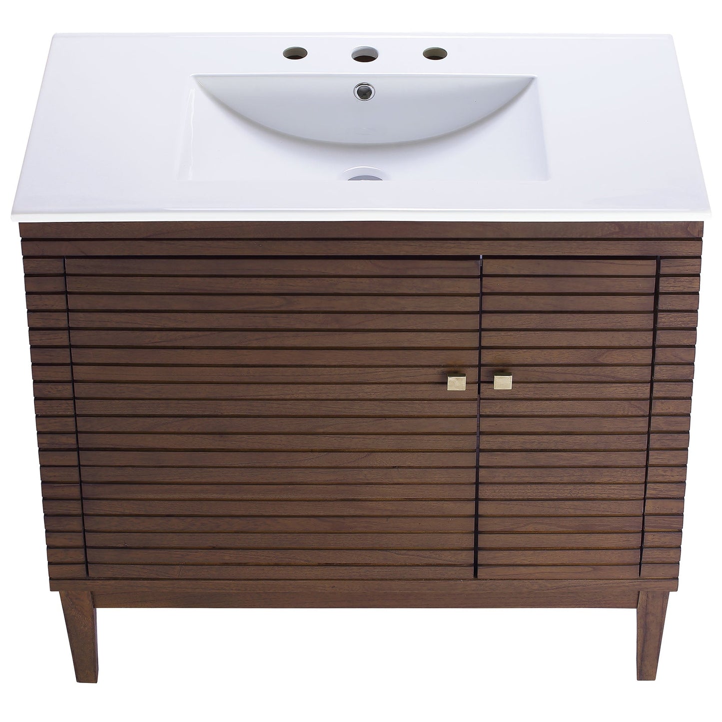 Modway furniture Bathroom Vanity Basin Included - EEI-5114-WAL-WHI