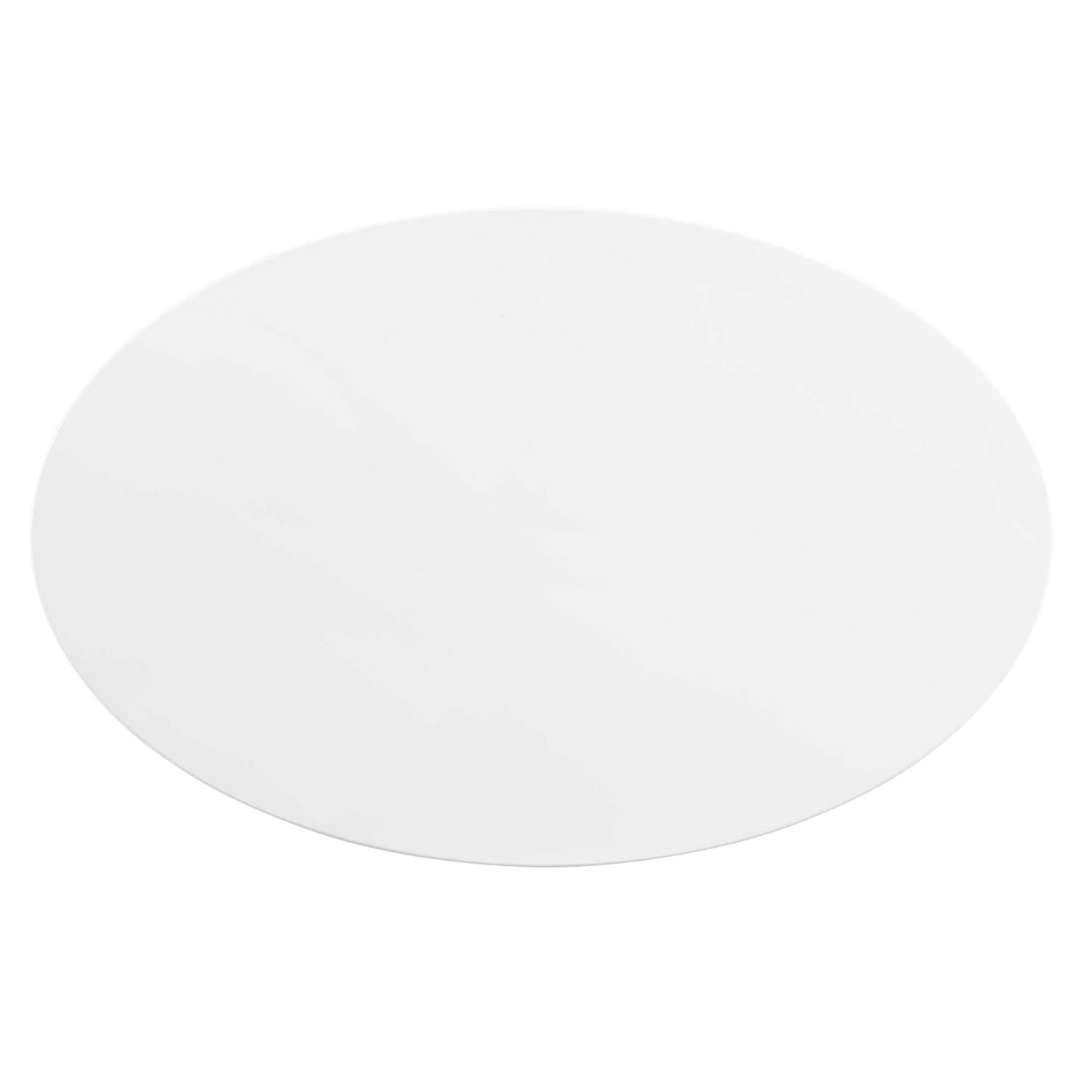 Modway furniture Zinque 42" Oval Dining Table - EEI-5124-GLD-WHI