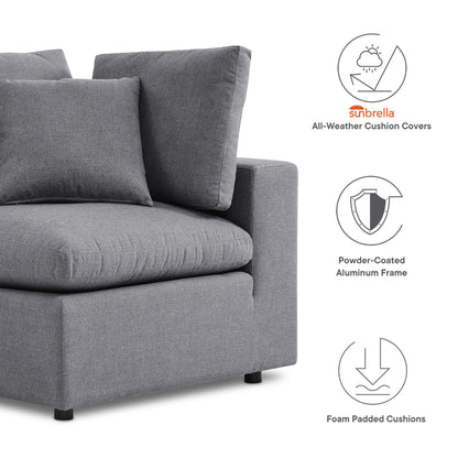 Modway Furniture Commix Sunbrella Outdoor Patio Loveseat Outdoor Patio Sectional by Modway - EEI-5577-NAV