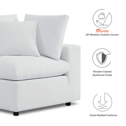 Modway Furniture Commix Sunbrella Outdoor Patio Loveseat Outdoor Patio Sectional by Modway - EEI-5577-NAV