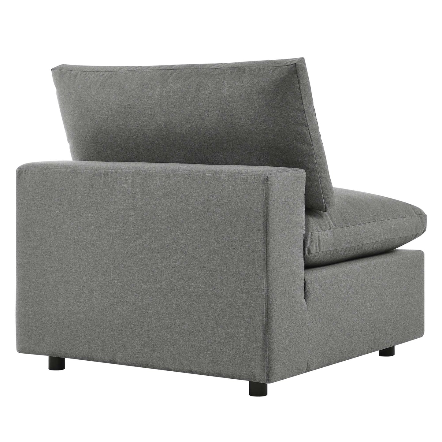 Modway Furniture Commix 4-Piece Outdoor Patio Sectional Sofa by Modway - EEI-5580-CHA