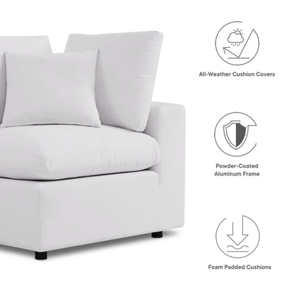 Modway Furniture Commix 5-Piece Outdoor Patio Sectional Sofa by Modway – EEI-5583-CHA