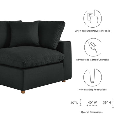 Modway Furniture Commix 6-Piece Down Filled Overstuffed Sectional Sofa by Modway – EEI-5761