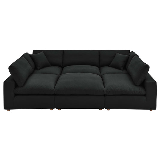 Modway Furniture Commix 6-Piece Down Filled Overstuffed Sectional Sofa by Modway – EEI-5761