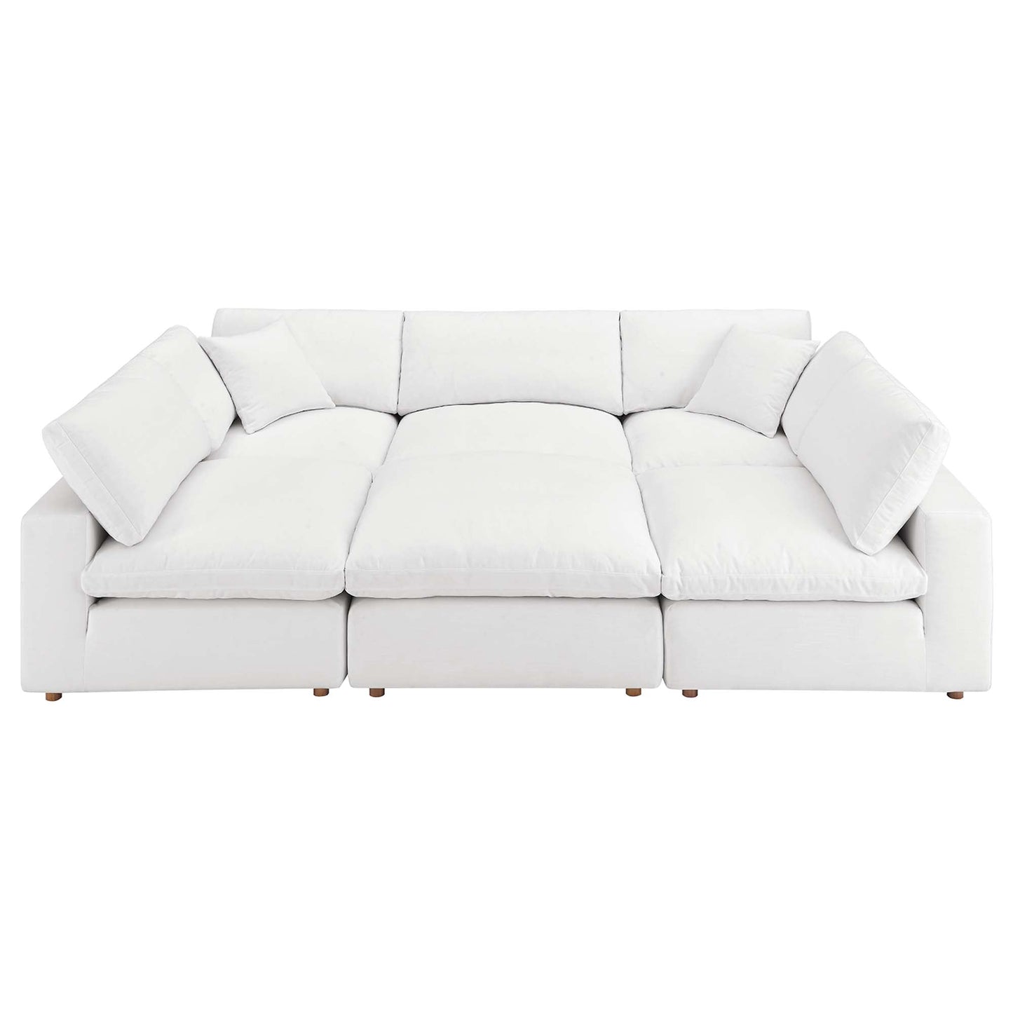 Modway Furniture Commix 6-Piece Down Filled Overstuffed Sectional Sofa by Modway – EEI-5761