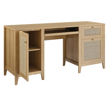 Modway furniture Soma 63" Office Desk - EEI-6117-OAK