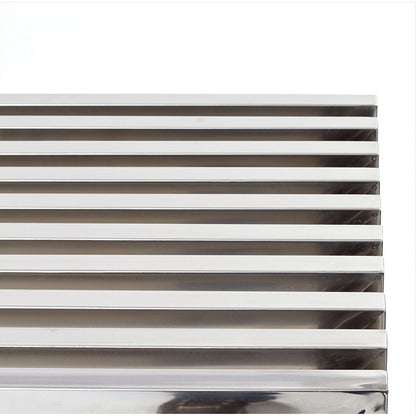 Modway Furniture Gridiron Medium Stainless Steel Bench - EEI-625-SLV