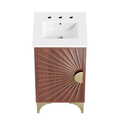 Modway furniture Daylight Bathroom Vanity Basin Included - EEI-6290-WHI-WAL