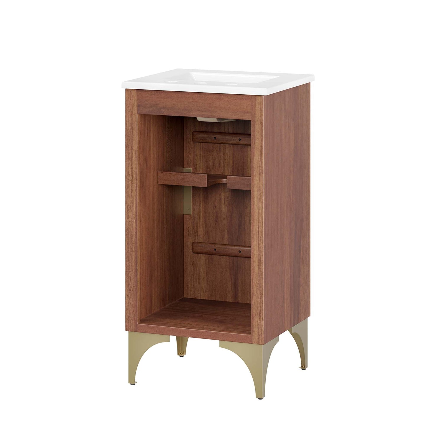 Modway furniture Daylight Bathroom Vanity Basin Included - EEI-6290-WHI-WAL
