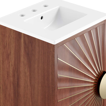 Modway furniture Daylight Bathroom Vanity Basin Included - EEI-6290-WHI-WAL