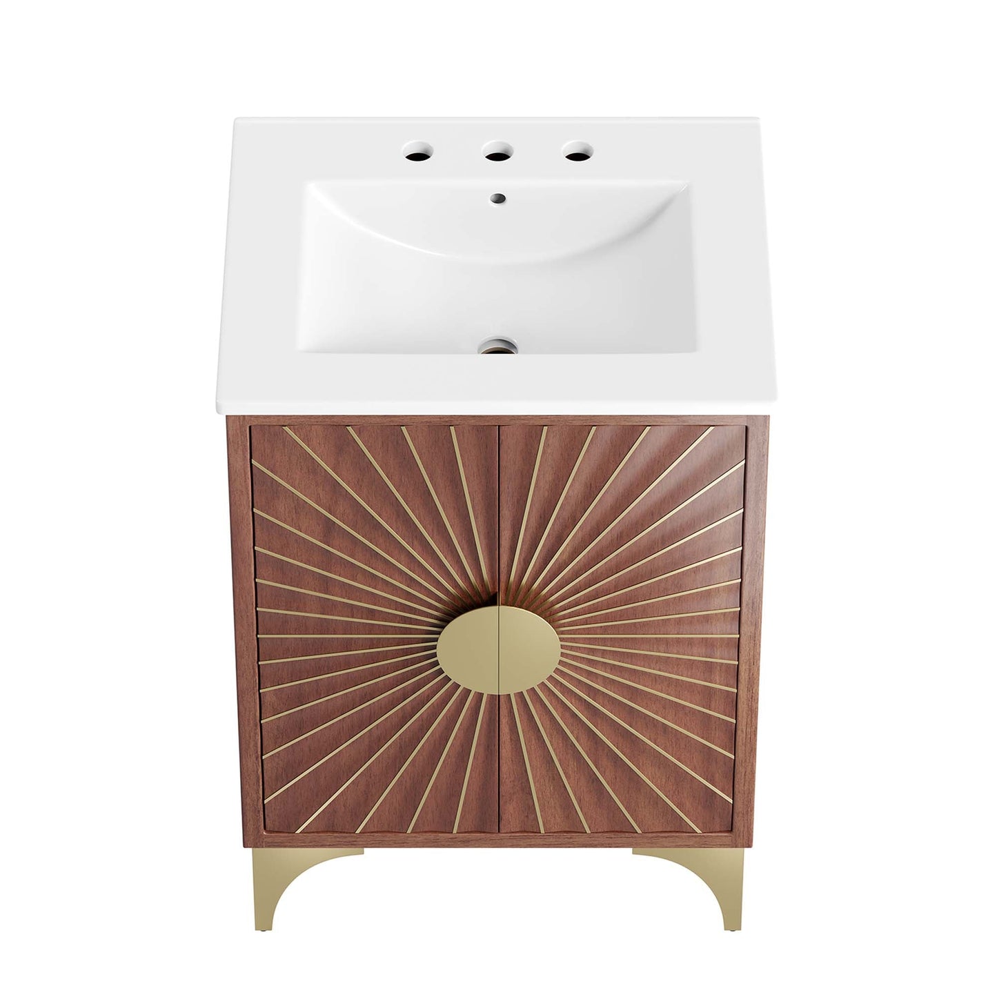 Modway furniture Daylight Bathroom Vanity Basin Included - EEI-6290-WHI-WAL