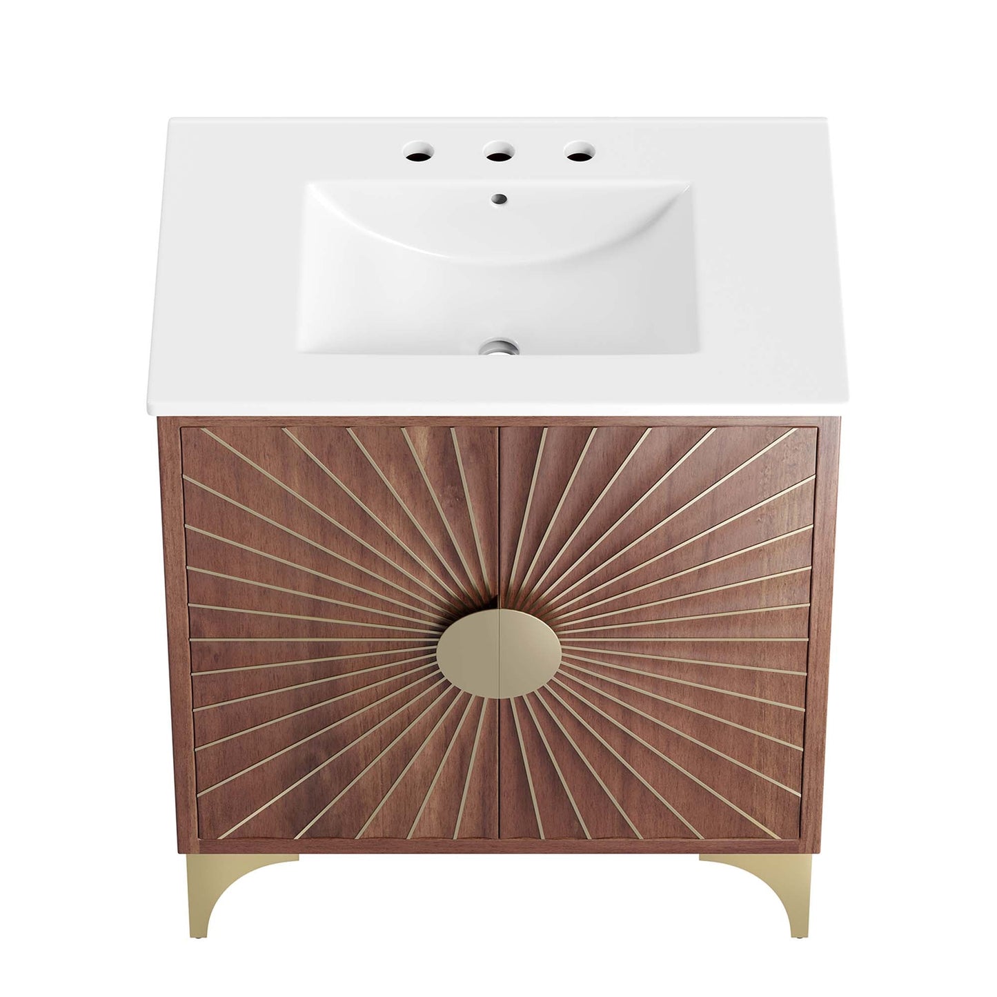 Modway furniture Daylight Bathroom Vanity Basin Included - EEI-6290-WHI-WAL