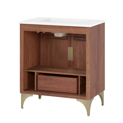 Modway furniture Daylight Bathroom Vanity Basin Included - EEI-6290-WHI-WAL