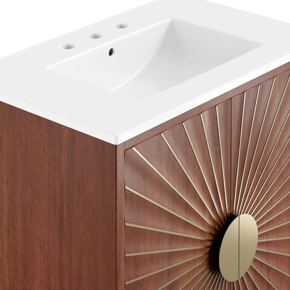 Modway furniture Daylight Bathroom Vanity Basin Included - EEI-6290-WHI-WAL