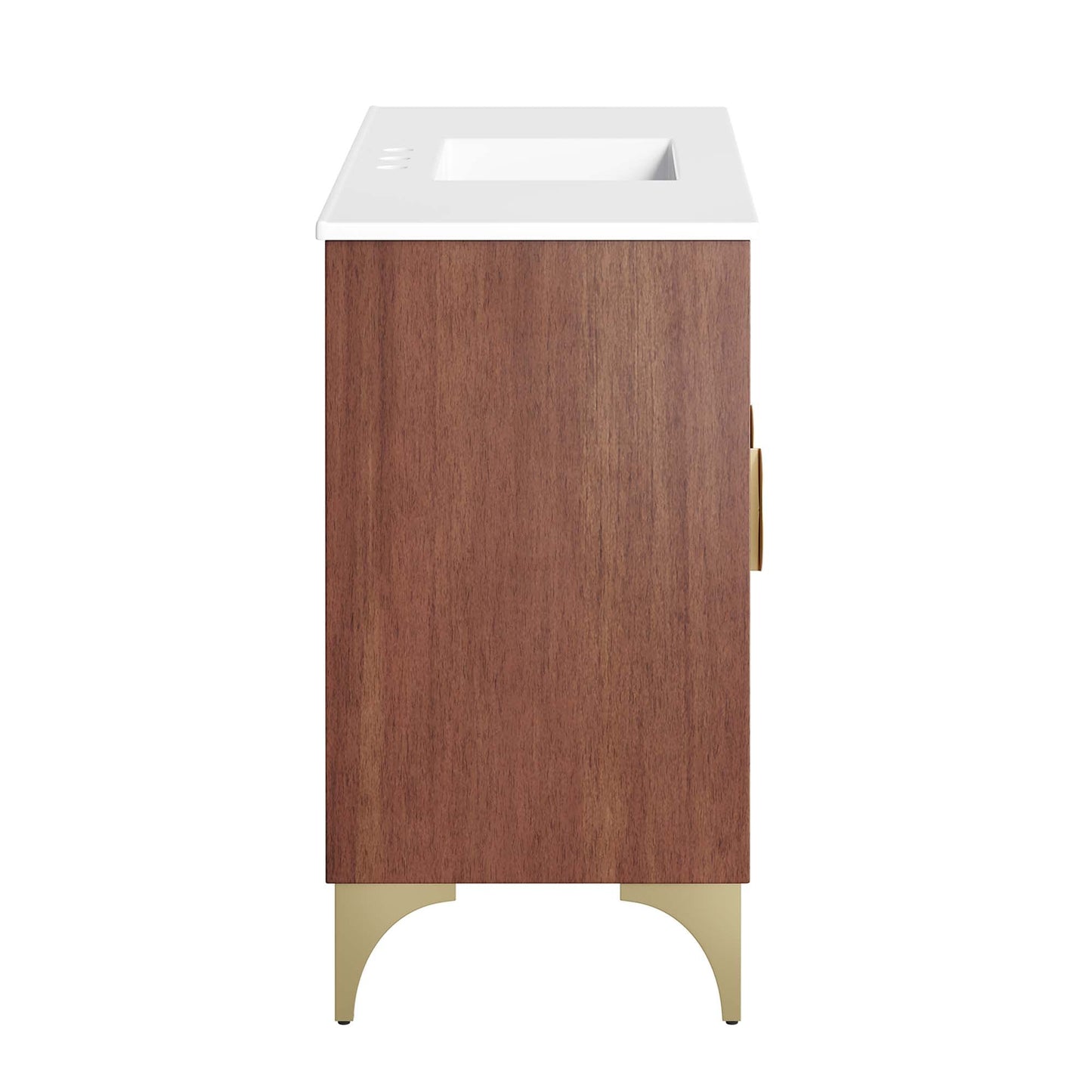Modway furniture Daylight Bathroom Vanity Basin Included - EEI-6290-WHI-WAL