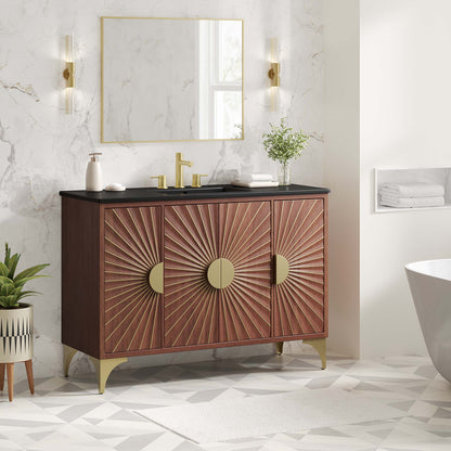 Modway furniture Daylight Bathroom Vanity Basin Included - EEI-6290-WHI-WAL