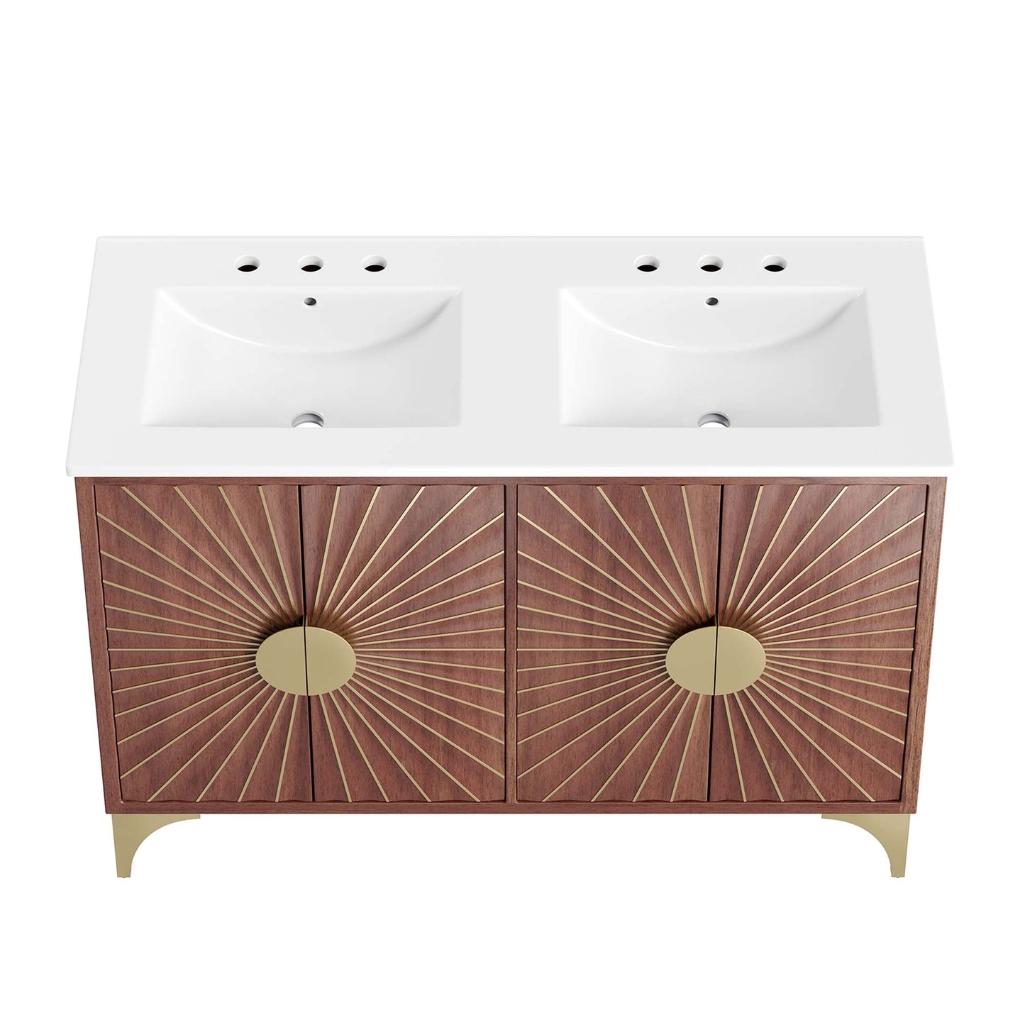 Modway furniture Daylight Bathroom Vanity Basin Included - EEI-6290-WHI-WAL