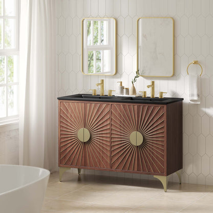 Modway furniture Daylight Bathroom Vanity Basin Included - EEI-6290-WHI-WAL
