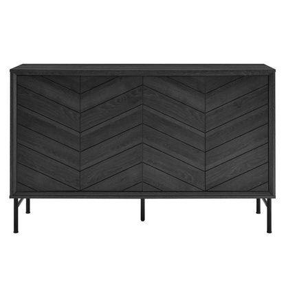 Modway Furniture 59" Harper Chevron Sideboard - EEI-6336-BLK