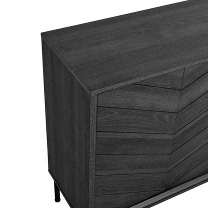 Modway Furniture 59" Harper Chevron Sideboard - EEI-6336-BLK