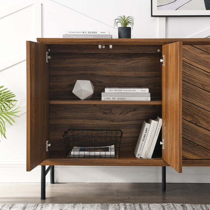 Modway Furniture 59" Harper Chevron Sideboard - EEI-6336-BLK