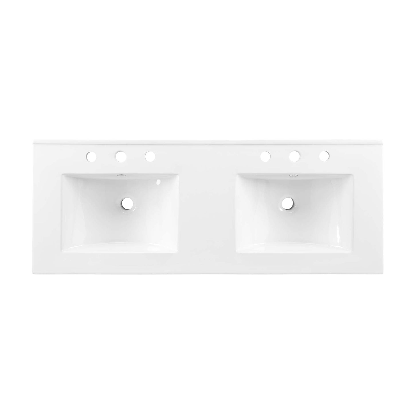 Modway furniture Chaucer 48" Bathroom Vanity with White Basin Included - EEI-6699-BLK-WHI