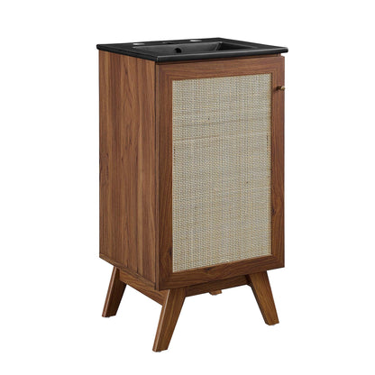 Modway furniture Soma Bathroom Vanity with Black Basin Included - EEI-6712-OAK-BLK