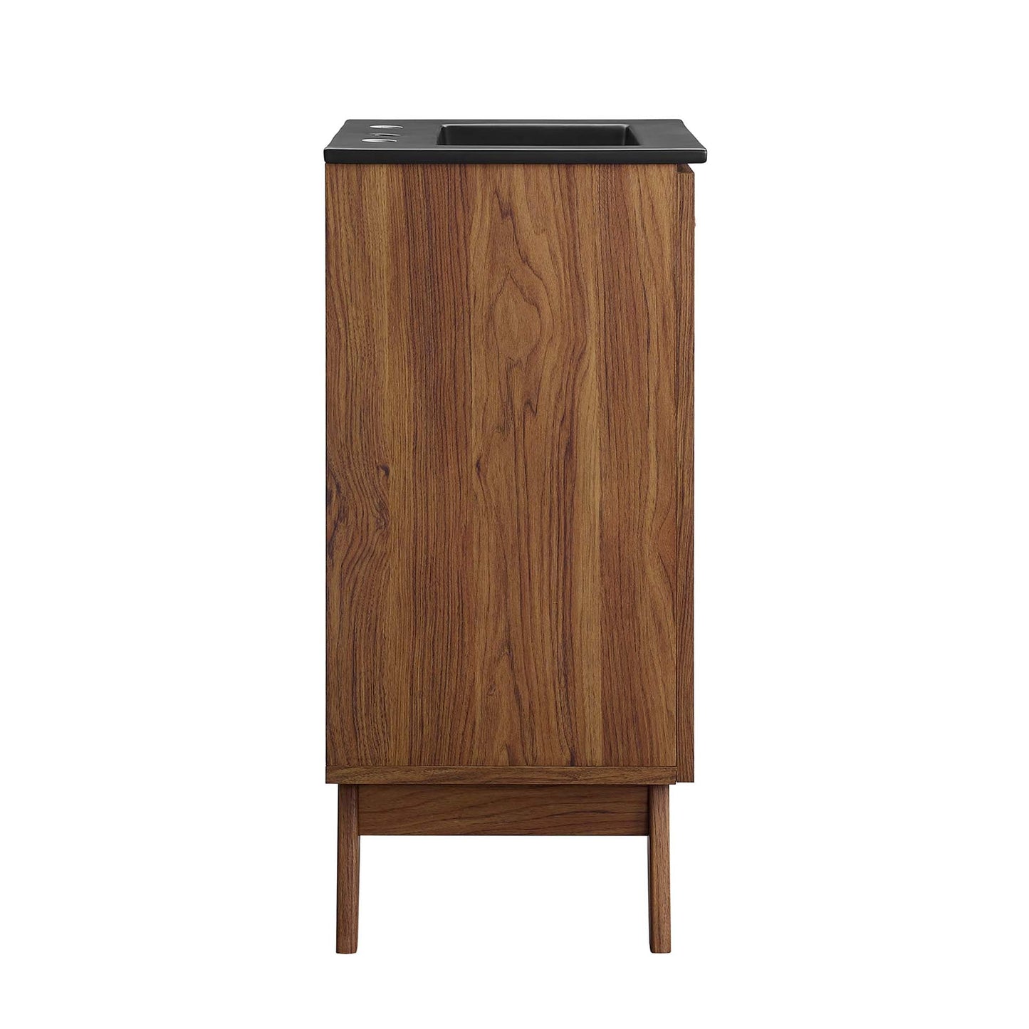 Modway furniture Soma Bathroom Vanity with Black Basin Included - EEI-6712-OAK-BLK