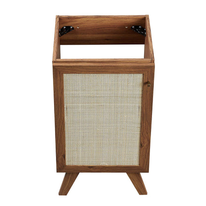 Modway furniture Soma Bathroom Vanity with Black Basin Included - EEI-6712-OAK-BLK