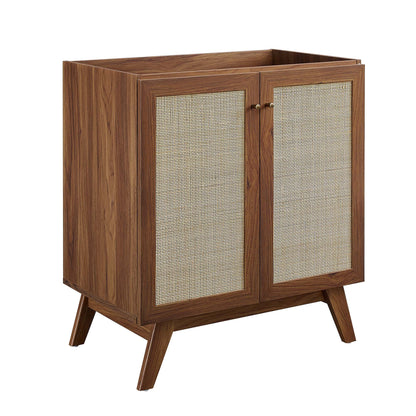 Modway furniture Soma Bathroom Vanity with White Basin Included - EEI-6711-OAK-WHI