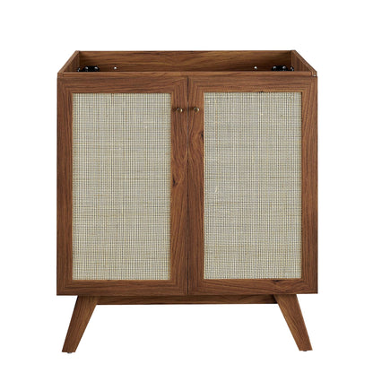 Modway furniture Soma Bathroom Vanity with White Basin Included - EEI-6711-OAK-WHI